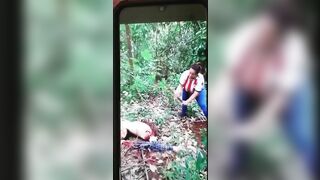 CJNG Cuts Man Into Pieces With Ax 