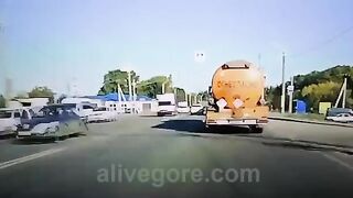 Car Hits Truck 