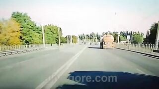 Car Hits Truck 