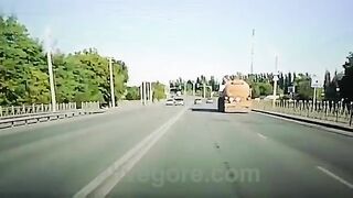 Car Hits Truck 