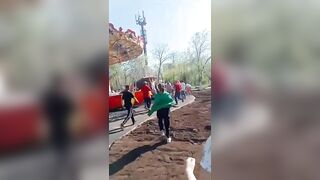 Carousel Collapse In Orenburg, Russia, Injuring 20 People