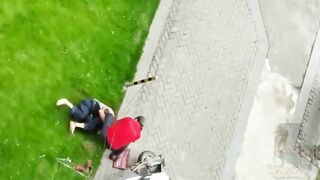 Chinese Man Stabbed In Public 