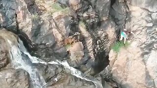 Climber Falls Off Mountain 