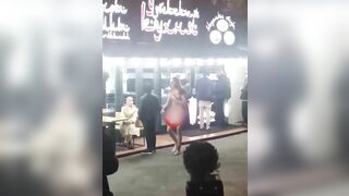 Crazy Naked Hippie Attacks Guest With Bottle 