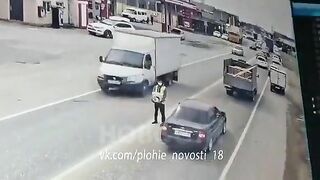 The Driver Encountered A Man Who Was Collecting Money