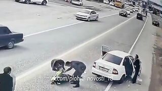 The Driver Encountered A Man Who Was Collecting Money