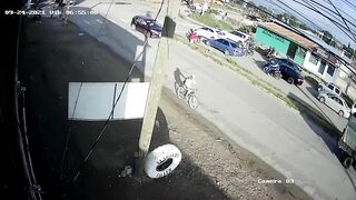 Cyclist Hit By Truck 