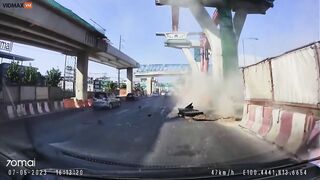 Fighting Video Shows Highway Overpass Collapses, Killing More