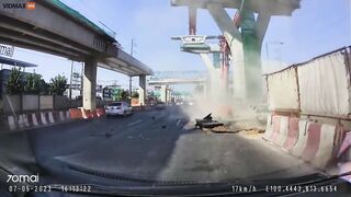 Fighting Video Shows Highway Overpass Collapses, Killing More