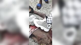 Gang Member Shows Off His Latest Murder And His Gucci Socks