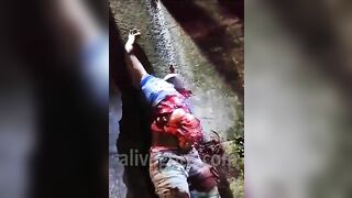 Disemboweled Young Man Dies In Street 