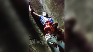 Disemboweled Young Man Dies In Street 