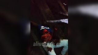 Disemboweled Young Man Dies In Street 