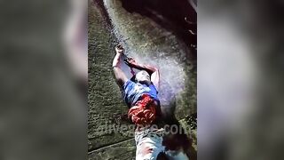 Disemboweled Young Man Dies In Street 