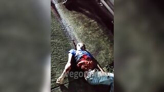 Disemboweled Young Man Dies In Street 