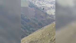 Guy Falls From Zipline 