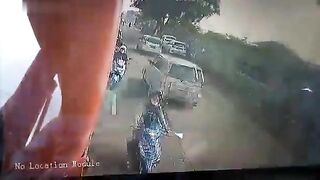 Man On Bike Dragged To Death By Truck Wheels 
