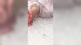 Hit By Truck And Head Blown Off 