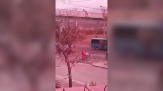 Bow: First Suicide By Falling From Pedestrian Bridge 