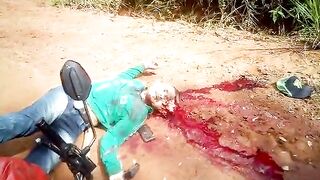Head Smashed, Shot With A Shotgun 