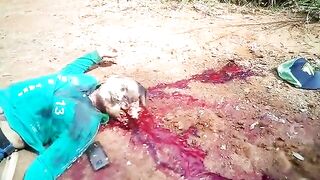 Head Smashed, Shot With A Shotgun 