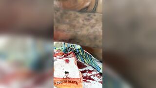 Man Gets Fucked After Having His Face Cut Off 