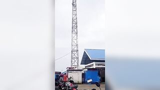 Man Jumps From Cell Phone Tower 