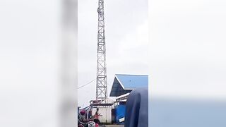 Man Jumps From Cell Phone Tower 