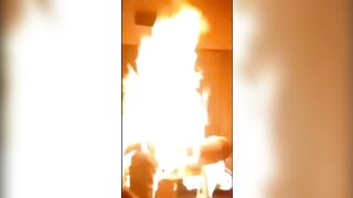 Man Commits Self-immolation Live Broadcast 