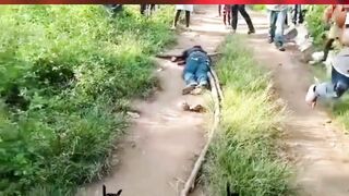 Man Punished With Stones By Mob 
