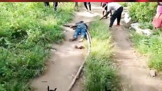 Man Punished With Stones By Mob 