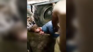 Man Stuck Under Truck Tire But Still Alive 