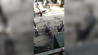 Man Burned Down In Store 