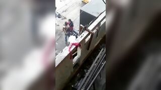Man Burned Down In Store 