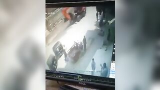 Pedestrian Crushed By Excavator 