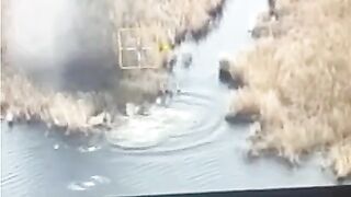 It Is Said That The Raft Man Was Ready To Surrender, But He Hit A Mine