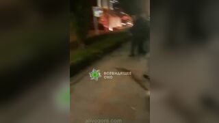 Russia. Man Dies While Crossing Road 