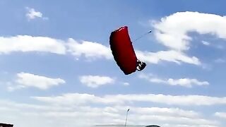 Russian Man Skydiving 