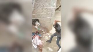 Wild Machete Attack In Bangladesh 