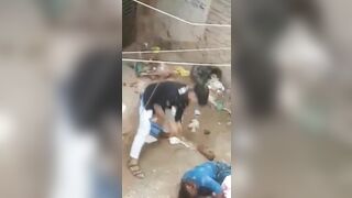 Wild Machete Attack In Bangladesh 