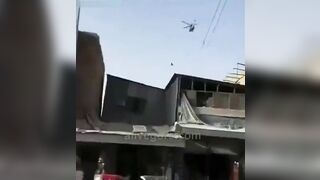 Taliban Hang Man From UH-60 Black Hawk 