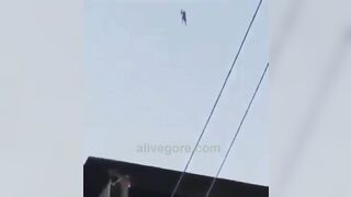 Taliban Hang Man From UH-60 Black Hawk 