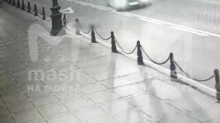 Taxi Driver Knocks Over Woman Who Later Becomes Celebrity