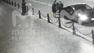 Taxi Driver Knocks Over Woman Who Later Becomes Celebrity