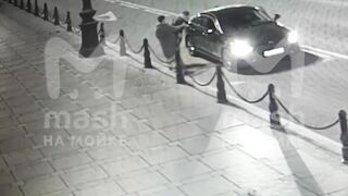 Taxi Driver Knocks Over Woman Who Later Becomes Celebrity