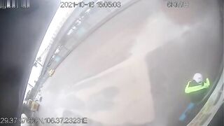 Motorcyclist Killed Under Cargo Wheels 