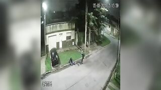 Thief Tries To Steal Cable, Gets His Comeuppance 
