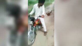 Being Dragged Behind A Motorcycle And Tortured 