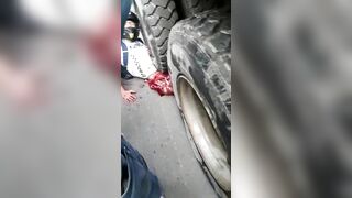 Tragic Accident Cuts Motorcyclist In Half 