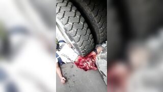 Tragic Accident Cuts Motorcyclist In Half 